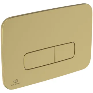 IDEAL STANDARD OLEAS - Mechanická splachovací deska 241x8,5x165 mm, mechanická v barvě broušeného zlata - PVD technologie #R0459A2 - Brushed Gold