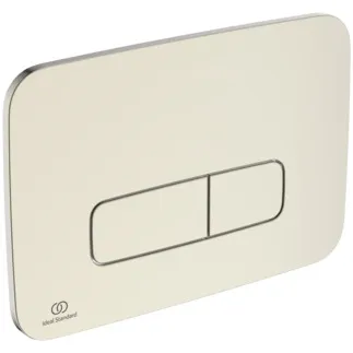 IDEAL STANDARD OLEAS - Mechanická splachovací deska 241x8,5x165 mm, mechanická ve stříbrné barvě - PVD technologie #R0459GN - Nerezová ocel