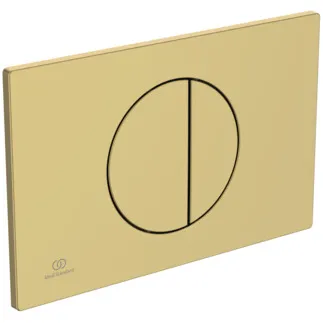 IDEAL STANDARD OLEAS - Mechanická splachovací deska 230x7,5x150 mm, mechanická v barvě broušeného zlata - PVD technologie #R0503A2 - Brushed Gold