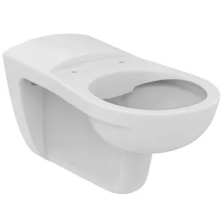 IDEAL STANDARD CONTOUR 21 - Závěsný klozet 355x700x380 mm v bílé lesklé barvě, plné splachování CL1 5,9 - 6 l/min, horizontální odtok - CL1, bezokrajová splachovací technologie RimLS #S034801 - Bílá (Alpine)