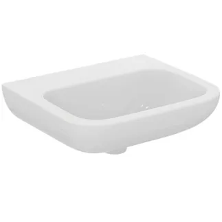 IDEAL STANDARD CONTOUR 21 - Umyvadlo s ručním oplachováním 500x420x195 mm v bílé lesklé barvě, bez otvoru pro baterii, bez přepadu #S241301 - Bílá (Alpine)