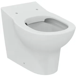 IDEAL STANDARD CONTOUR 21 - Podlahový klozet (otevřená záda) 315x490x360 mm v bílé lesklé barvě, plné splachování CL1 4,5 - 6 l/min, horizontální odtok - CL1, CL2, bezokrajová splachovací technologie RimLS #S312301 - Bílá (Alpine), obrázek 1
