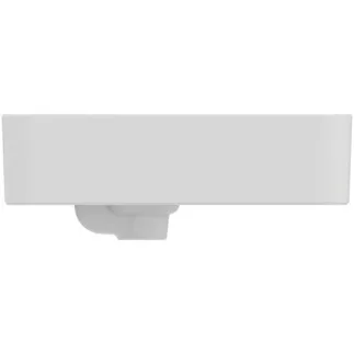 IDEAL STANDARD STRADA II - Mísa 500x350x170 mm v bílé barvě, 1 otvor pro baterii, s přepadem - Prostorově úsporné umyvadlo, IdealPlus #T2964MA - Bílá (Alpine) s Ideal Plus, obrázek 3