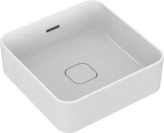 IDEAL STANDARD STRADA II - mísa 400x400x180 mm v bílé barvě, bez otvoru pro baterii, s přepadem - IdealPlus #T2963MA - Bílá (Alpine) s Ideal Plus