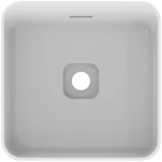 IDEAL STANDARD STRADA II - mísa 400x400x180 mm v bílé barvě, bez otvoru pro baterii, s přepadem - IdealPlus #T2963MA - Bílá (Alpine) s Ideal Plus, obrázek 4