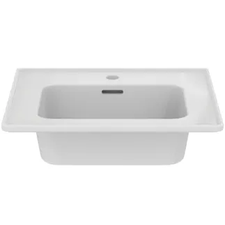 IDEAL STANDARD STRADA II - Nábytkové umyvadlo 540x460x180 mm v bílém lesku, 1 otvor pro baterii, s přepadem #T298801 - Bílá (Alpine), obrázek 2