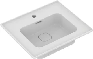 IDEAL STANDARD STRADA II - Nábytkové umyvadlo 540x460x180 mm v bílém lesku, 1 otvor pro baterii, s přepadem #T298801 - Bílá (Alpine)
