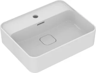 IDEAL STANDARD STRADA II - Mísa 500x400x175 mm v bílé barvě, 1 otvor pro baterii, s přepadem - IdealPlus #T2966MA - Bílá (Alpine) s Ideal Plus