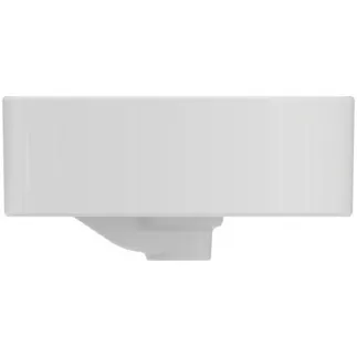 IDEAL STANDARD STRADA II - Mísa 380x380x180 mm v bílé barvě, bez otvoru pro baterii, s přepadem - prostorově úsporné umyvadlo, IdealPlus #T2929MA - Bílá (Alpine) s Ideal Plus, obrázek 3