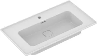 IDEAL STANDARD STRADA II - Nábytkové umyvadlo 840x460x180 mm v bílé barvě, 1 otvor pro baterii, s přepadem - IdealPlus #T3003MA - Bílá (Alpine) s Ideal Plus