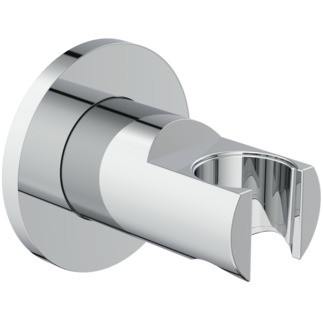 Obrázek IDEAL STANDARD Nástěnný držák Idelarain kulatá rozeta pro ruční sprchu BC806AA chrom
