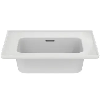 IDEAL STANDARD STRADA II - Nábytkové umyvadlo 540x460x180 mm v bílé barvě, bez otvoru pro baterii, s přepadem - IdealPlus #T3632MA - Bílá (Alpine) s Ideal Plus, obrázek 2