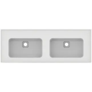 IDEAL STANDARD STRADA II - Dvojité nábytkové umyvadlo 1240x460x180 mm v bílém lesku, bez otvoru pro baterii, s přepadem #T363601 - Bílá (Alpine), obrázek 4