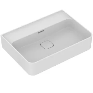 IDEAL STANDARD STRADA II - Umyvadlo 600x430x170 mm v bílé barvě, bez otvoru pro baterii, s přepadem - IdealPlus #T3650MA - Bílá (Alpine) s Ideal Plus