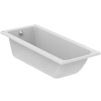 IDEAL STANDARD CONNECT AIR - Vana ve tvaru těla 1700x700x465 mm v bílé lesklé barvě, bez otvoru pro baterii, s přepadem, bez výsuvného odpadu - Odolná proti detergentům, odolná proti světlu #T361701 - Bílá (Alpine)