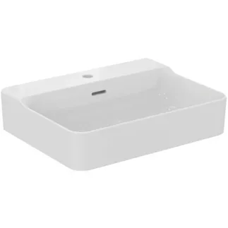 IDEAL STANDARD CONCA - Umyvadlo 600x450x165 mm v bílé barvě, 1 otvor pro baterii, s přepadem - IdealPlus #T3691MA - White (Alpine) s Ideal Plus