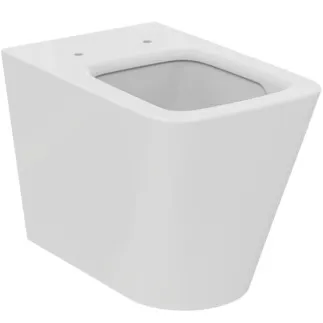 IDEAL STANDARD BLEND CUBE - Podlahové WC (otevřená záda) 355x560x400 mm v bílé lesklé barvě, plné splachování CL1 4,5 - 6 l/min, horizontální odtok - CL1, CL2, technologie splachování AquaBlade #T368801 - Bílá (Alpine)