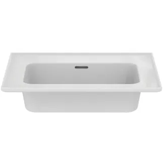 IDEAL STANDARD STRADA II - Nábytkové umyvadlo 640x460x180 mm v bílé barvě, bez otvoru pro baterii, s přepadem - IdealPlus #T3633MA - Bílá (Alpine) s Ideal Plus, obrázek 2