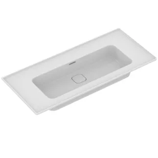 IDEAL STANDARD STRADA II - Nábytkové umyvadlo 1040x460x180 mm v bílé barvě, bez otvoru pro baterii, s přepadem - IdealPlus #T3635MA - Bílá (Alpine) s Ideal Plus