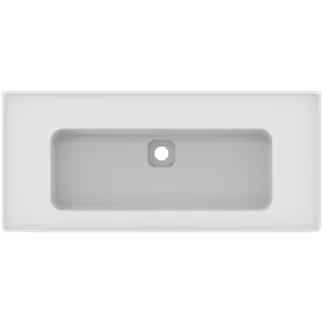 IDEAL STANDARD STRADA II - Nábytkové umyvadlo 1040x460x180 mm v bílé barvě, bez otvoru pro baterii, s přepadem - IdealPlus #T3635MA - Bílá (Alpine) s Ideal Plus, obrázek 4