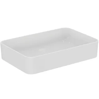 IDEAL STANDARD CONCA - Mísa 600x400x110 mm v bílé barvě, bez otvoru pro baterii, bez přepadu - IdealPlus #T3698MA - Bílá (Alpine) s Ideal Plus