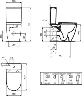 IDEAL STANDARD I.LIFE S - splachovací nádržka na WC 365x150x390 mm, mechanická v bílé lesklé barvě - 6/3l technologie dvojitého splachování #T473401 - Bílá (Alpine), obrázek 7