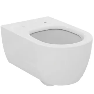 IDEAL STANDARD BLEND CURVE - Závěsný klozet 355x540x340 mm v bílém lesku, plné splachování CL1 3,9 - 6 l/min, horizontální odtok - CL1, CL2, technologie splachování AquaBlade #T374901 - Bílá (Alpine)