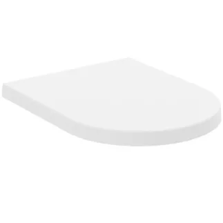 IDEAL STANDARD BLEND CURVE - Wrapover sedátko 360x455x35 mm v bílém saténovém provedení - SoftClosing WC #T3760V1 - Silk white