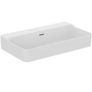 IDEAL STANDARD CONCA - Umyvadlo 800x450x165 mm v bílé barvě, bez otvoru pro baterii, s přepadem - IdealPlus #T3794MA - White (Alpine) s Ideal Plus