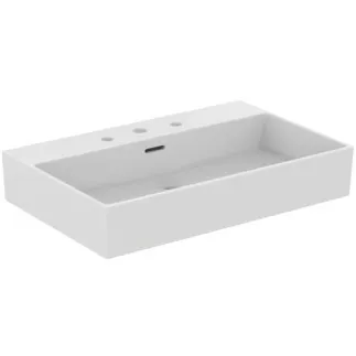 IDEAL STANDARD EXTRA - Umyvadlo 700x450x150 mm v bílém lesku, 3 otvory pro baterii, s přepadem #T389501 - Bílá (Alpine)
