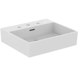 IDEAL STANDARD EXTRA - Umyvadlo 500x450x150 mm v bílém lesku, 3 otvory pro baterii, s přepadem #T388501 - Bílá (Alpine)