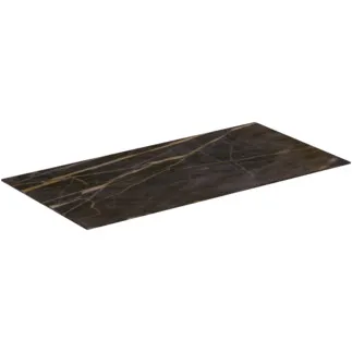 IDEAL STANDARD CONCA - Umyvadlová deska 1000x505x6 mm z mramoru noir desir #T3971DG - Marmor Noir Desir