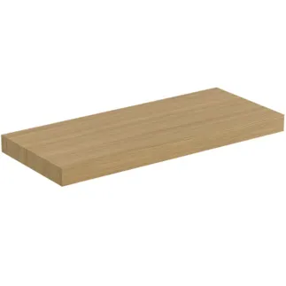 IDEAL STANDARD CONCA - Konzola 1200x505x80 mm ve světlé dubové dýze - Předmontováno, dřevo z udržitelných zdrojů, pravá dřevěná dýha #T3952Y6 - světlý dub