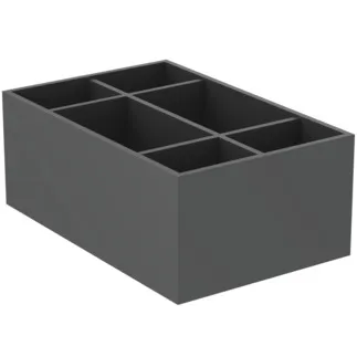 IDEAL STANDARD CONCA - Úložný box 240x370x147 mm v antracitově matném laku #T3979Y2 - Anthracite matt