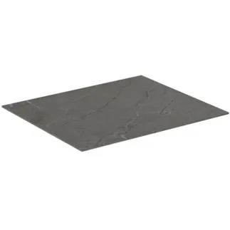 IDEAL STANDARD CONCA - Umyvadlová deska 600x505x6 mm v dekoru kamene #T3969DI - Pietra grey