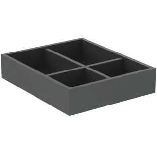 IDEAL STANDARD CONCA - Úložný box 200x230x50 mm v antracitově matném laku #T3980Y2 - Anthracite matt