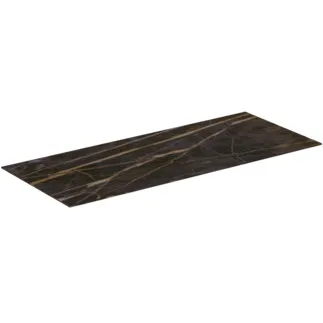 IDEAL STANDARD CONCA - Umyvadlová deska 1202x505x6 mm z mramoru noir desir #T3972DG - Marmor Noir Desir