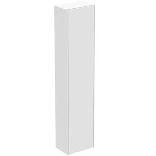 IDEAL STANDARD CONCA - Skříňka 370x250x1700 mm v bílém matném laku, 1 dvířka - bez úchytek, otevírání push-to-open, předem smontovaná, dřevo z udržitelných zdrojů #T3955Y1 - bílá matná