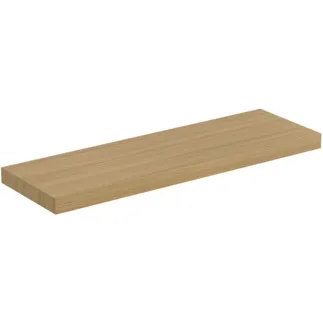IDEAL STANDARD CONCA - Konzola 1600x505x80 mm ve světlé dubové dýze - Předmontováno, dřevo z udržitelných zdrojů, pravá dřevěná dýha #T3953Y6 - světlý dub
