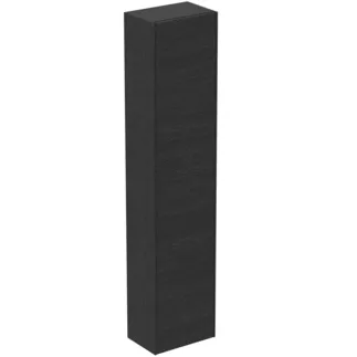 IDEAL STANDARD CONCA - Skříňka 370x250x1700 mm, dubová dýha, 1 dvířka - bez úchytek, otevírání push-to-open, předem smontovaná, dřevo z udržitelných zdrojů, pravá dřevěná dýha #T3955Y4 - dub flambovaný