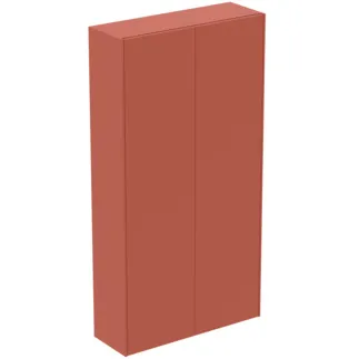 IDEAL STANDARD CONCA - Skříňka 720x250x1400 mm v matném laku Sunset, 2 dveře - bez úchytek, otevírání push-to-open, předmontovaná, dřevo z udržitelných zdrojů #T4107Y3 - Sunset matt