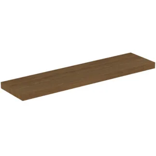 IDEAL STANDARD CONCA - Konzola 2000x505x80 mm v dekoru tmavý ořech - Předmontováno, dřevo z udržitelných zdrojů, dýha z pravého dřeva #T4000Y5 - tmavý ořech