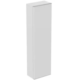 IDEAL STANDARD ADAPTO / STRADA II - Skříň 350x210x1234 mm v bílé barvě, 1 dveře - SoftClosing, Předmontováno, Dřevo z udržitelných zdrojů #T4306WG - Bílý lak s vysokým leskem