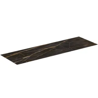 IDEAL STANDARD CONCA - Vanity top 1585x505x6 mm z mramoru noir desir #T4202DG - Marmor Noir Desir