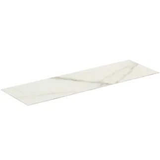IDEAL STANDARD CONCA - Vanity top 1585x505x6 mm z mramoru calacatta #T4202DH - Marble Calacatta