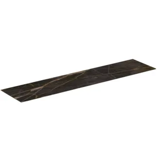 IDEAL STANDARD CONCA - Vanity top 1585x373x6 mm z mramoru noir desir #T4348DG - Marmor Noir Desir