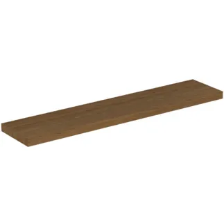 IDEAL STANDARD CONCA - Konzola 2400x505x80 mm v dekoru tmavý ořech - Předmontováno, dřevo z udržitelných zdrojů, dýha z pravého dřeva #T4342Y5 - tmavý ořech