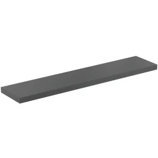 IDEAL STANDARD CONCA - Konzola 2400x505x80 mm v antracitově matném laku - Předmontováno, dřevo z udržitelných zdrojů #T4342Y2 - Antracitově matný lak