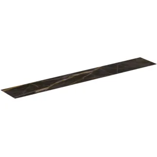 IDEAL STANDARD CONCA - Umyvadlová deska 2385x373x6 mm z mramoru noir desir #T4350DG - Marmor Noir Desir