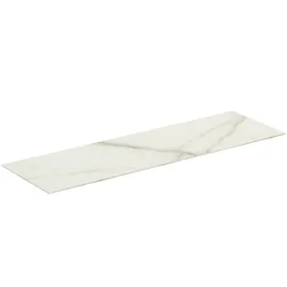 IDEAL STANDARD CONCA - Umyvadlová deska 1200x373x6 mm z mramoru calacatta #T4347DH - Marble Calacatta